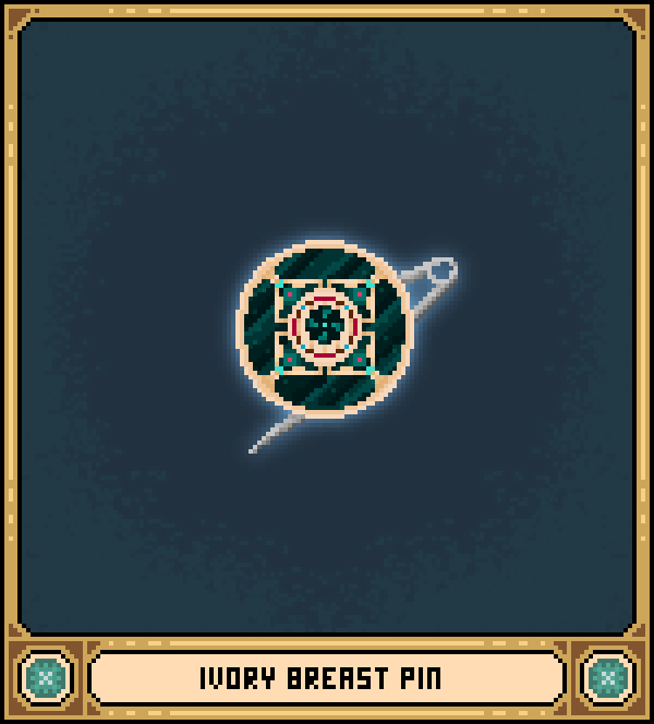 Ivory Breastpin